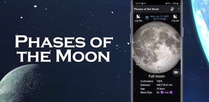 Phases of the Moon Pro screenshot 1