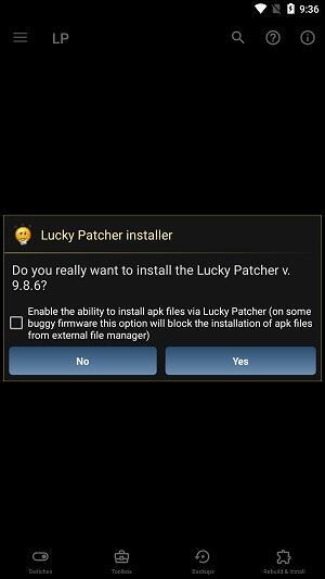 Lucky Patcher screenshot 1