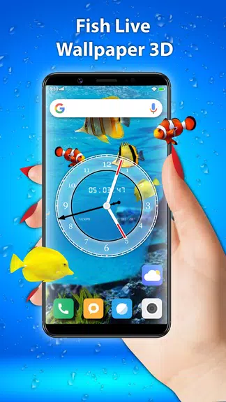 Koi Fish Live Wallpaper 3D screenshot 1