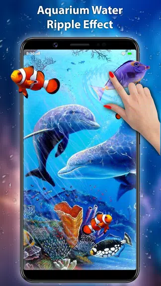 Koi Fish Live Wallpaper 3D screenshot 3