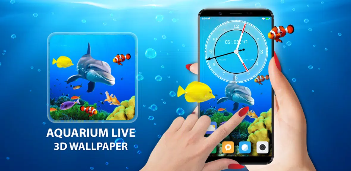 Koi Fish Live Wallpaper 3D screenshot 2