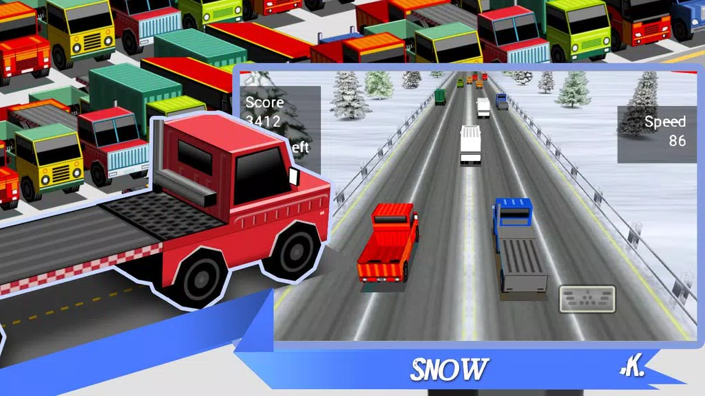 Truck Traffic Racing3D screenshot 2