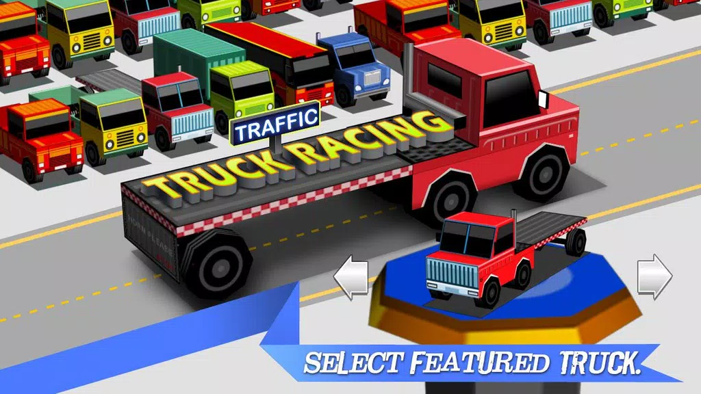 Truck Traffic Racing3D screenshot 1