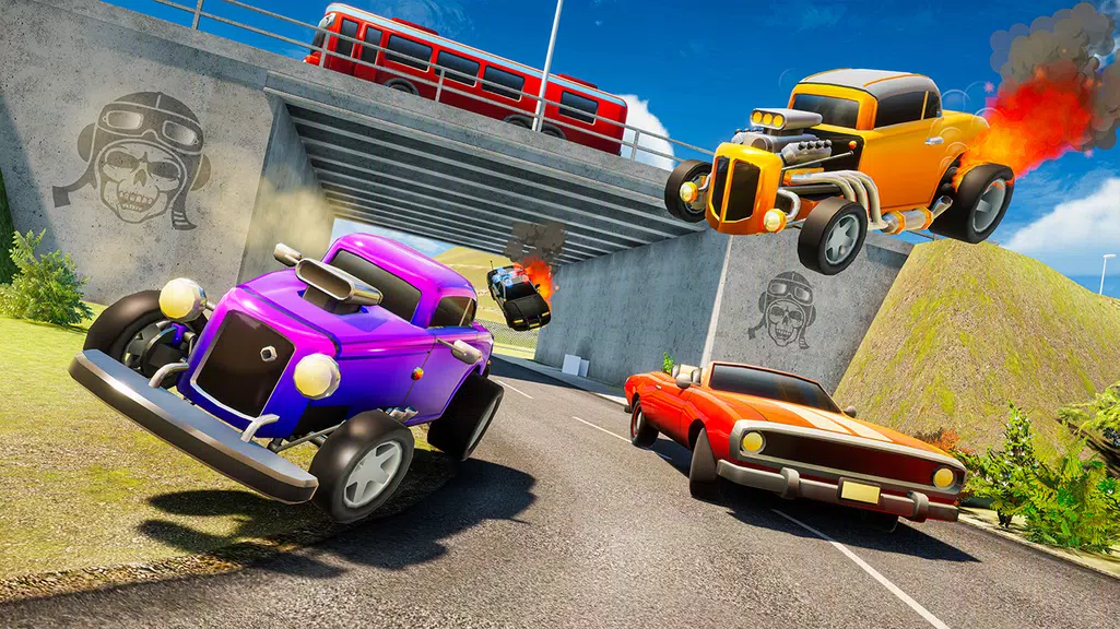 Mini Car Games: Police Chase screenshot 2