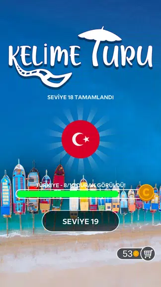 Kelime Turu - Türkçe Bulmacala screenshot 1