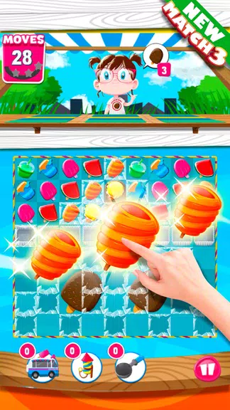 Ice Cream Match 3 Puzzle Game screenshot 4