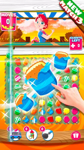 Ice Cream Match 3 Puzzle Game screenshot 2