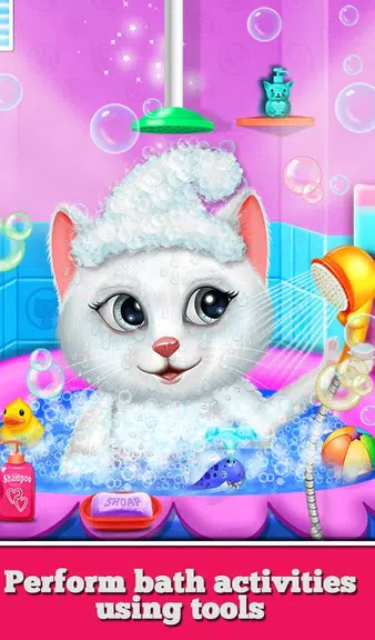 Kitty Nail Salon Daycare Cute screenshot 2