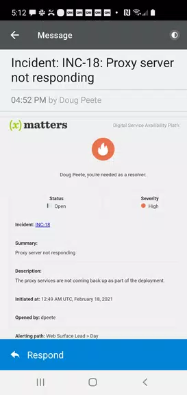 xMatters screenshot 3