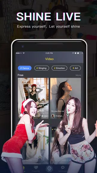 SHINE LIVE- live video stream and chat screenshot 1