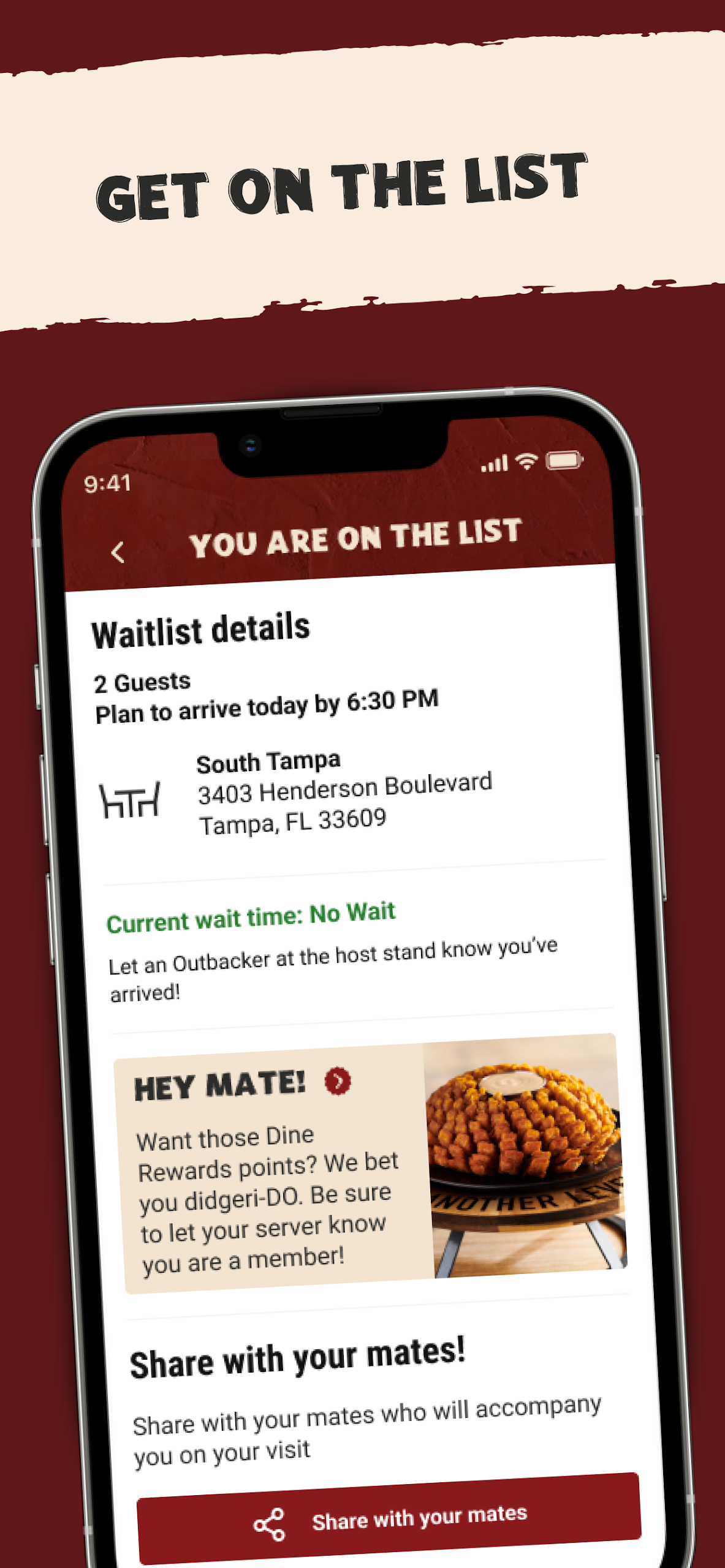 Outback Steakhouse screenshot 6