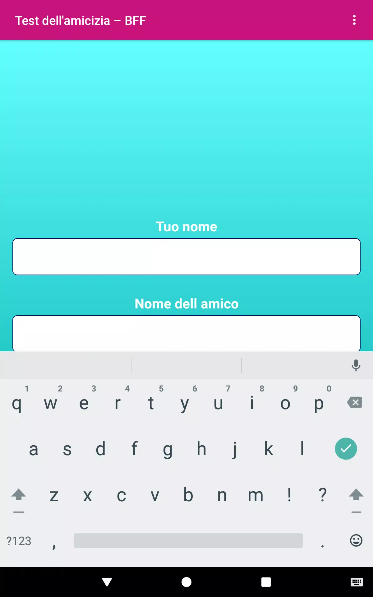Test Amicizia : BFF Test screenshot 5