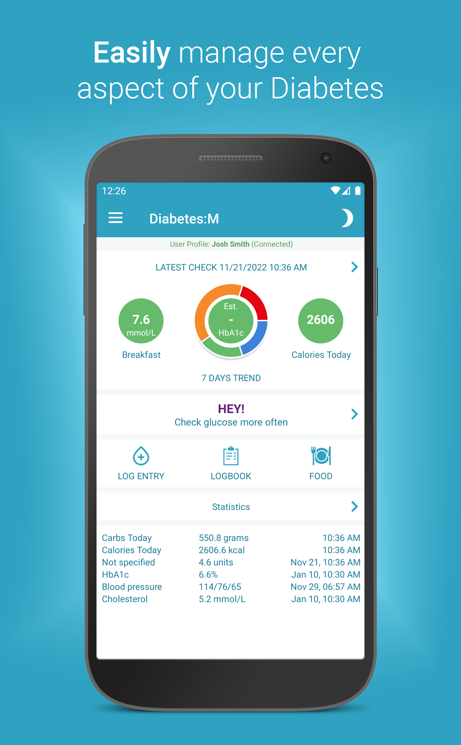 Diabetes:M screenshot 1