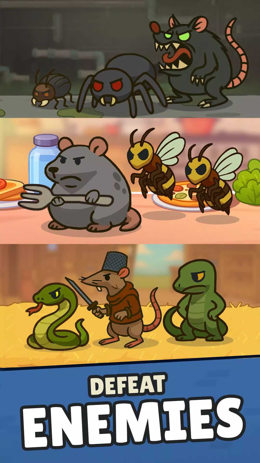Underbite: Rat Rumble Idle War screenshot 5